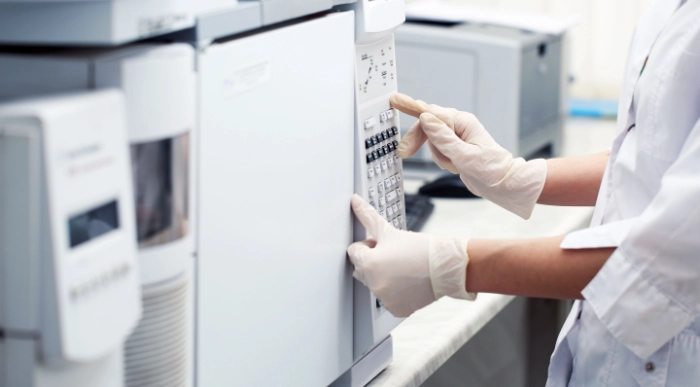 Using testing machine